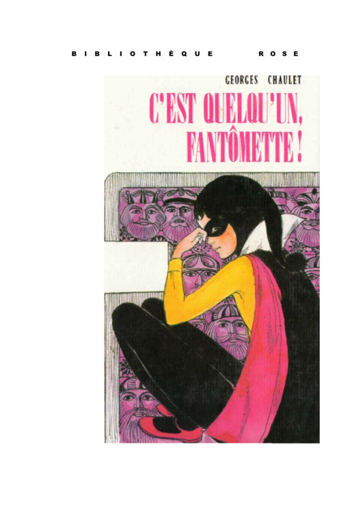 C'est quelqu'un Fantomette