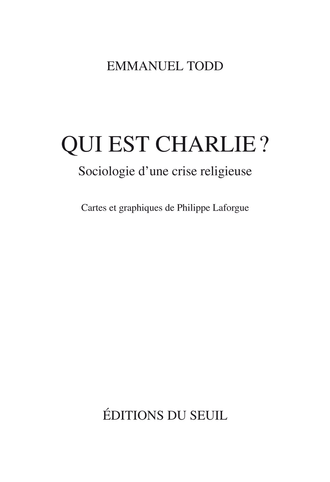 Qui est Charlie ?