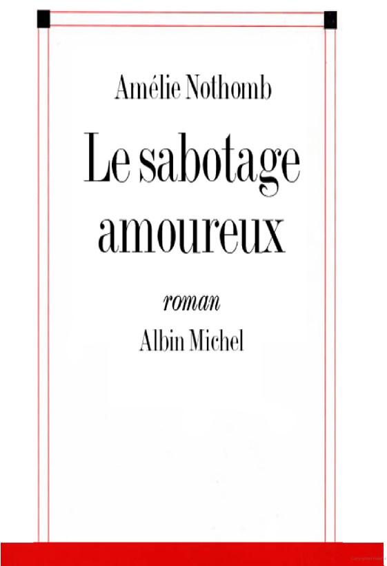 Le Sabotage amoureux