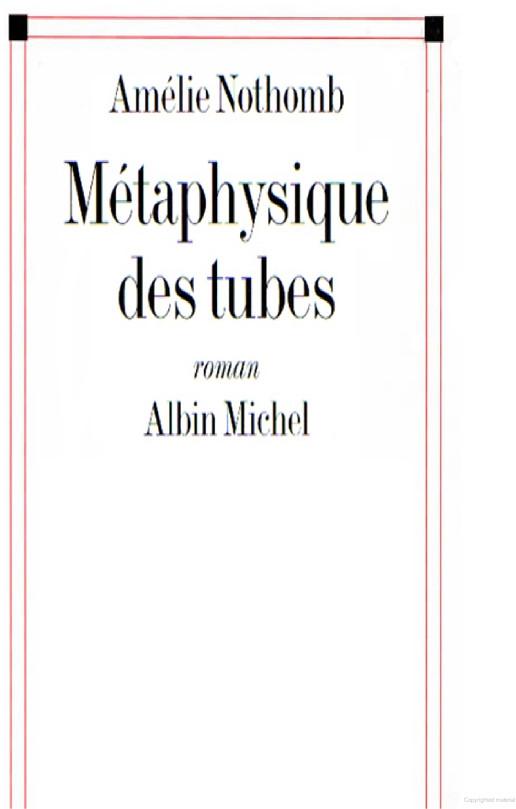 Métaphysique des tubes