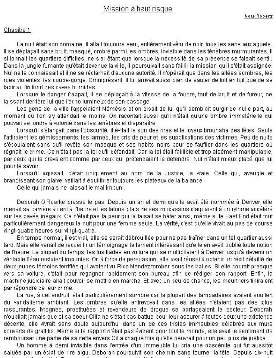 Mission à haut risque